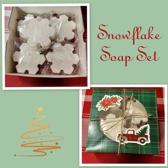 Holiday Snowflake Soap Set - Picture 1 of 1